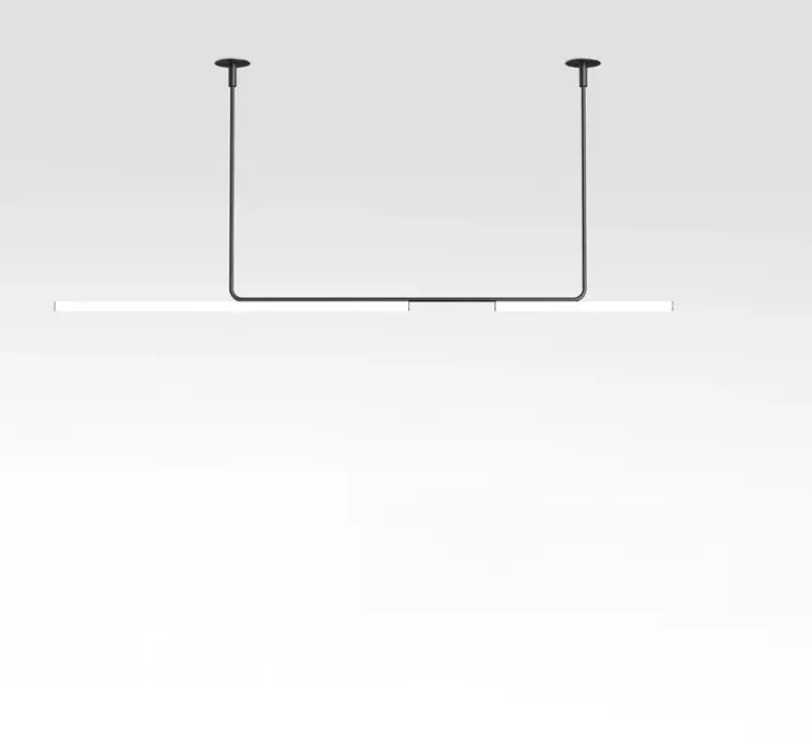 Plafonnier, Ambrosia 210, noir, LED, dim, 3000K, 3384 lm, L210cm, H26,6cm - Marset