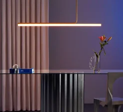 Plafonnier, Ambrosia 120, or mat, LED, 3000K, 2256 lm, L120cm, H26,6cm - Marset