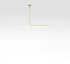 Plafonnier, Ambrosia 120, or mat, LED, 3000K, 2256 lm, L120cm, H26,6cm - Marset