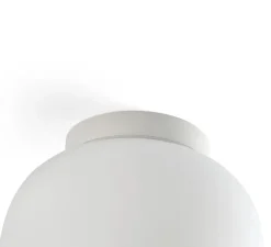 Plafonnier, Amelia, blanc, IP44, Ø21,5cm, H22,5cm - Faro