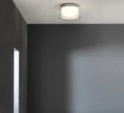 Plafonnier, Aquina 360, chrome, Ø36cm, H17,6cm - Astro