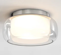 Plafonnier, Aquina 360, chrome, Ø36cm, H17,6cm - Astro