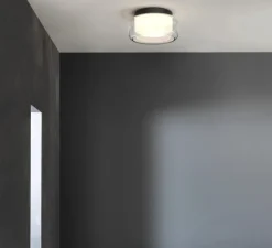 Plafonnier, Aquina 360, noir, Ø36cm, H17,6cm - Astro