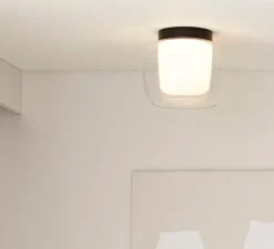 Plafonnier, Aquina 240, noir, Ø24cm, H21cm - Astro