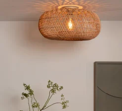 Plafonnier, Arizona, naturel, L50cm, H36cm - Good&Mojo