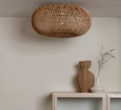 Plafonnier, Arizona, naturel, L50cm, H36cm - Good&Mojo