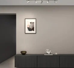 Plafonnier, Ascoli five Bar, nickel mat, L120cm, H13cm - Astro