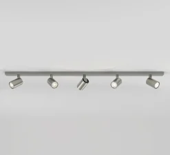 Plafonnier, Ascoli five Bar, nickel mat, L120cm, H13cm - Astro