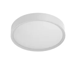 Plafonnier, Asli, blanc mat, IP44, LED, dim, CCT 3000-3750-4500K, 1285 lm, Ø33,4cm, H6,4cm - MDC