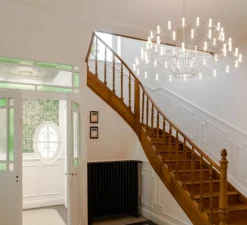 Plafonnier, Asteria UP, large, perle blanc, LED, 3000K, 2300lm, Ø60cm, H21cm - Umage