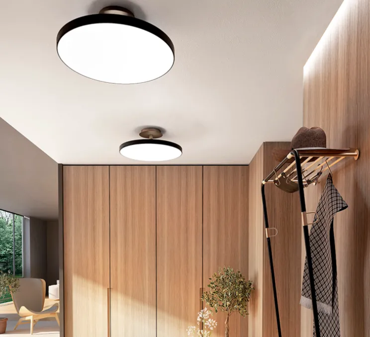 Plafonnier, Asteria UP, large, gris anthracite, LED, 3000K, 2300lm, Ø60cm, H21cm - Umage