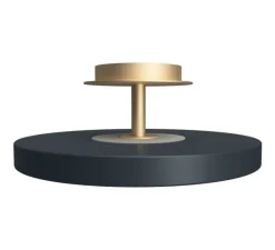 Plafonnier, Asteria UP PLUS, medium, gris anthracite, LED, dim, 2400-3000K, 1200 lm, Ø40cm, H17,1cm - Umage