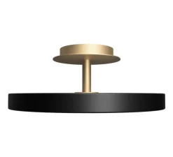 Plafonnier, Asteria UP PLUS, medium, noir, LED, dim, 2400-3000K, 1200 lm, Ø40cm, H17,1cm - Umage
