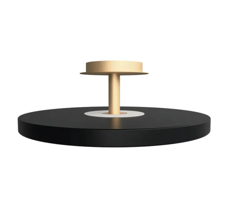 Plafonnier, Asteria UP PLUS, large, noir, LED, dim, 2400-3000K, 2200 lm, Ø60cm, H21cm - Umage
