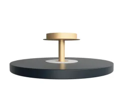 Plafonnier, Asteria UP PLUS, large, gris anthracite, LED, dim, 2400-3000K, 2200 lm, Ø60cm, H21cm - Umage