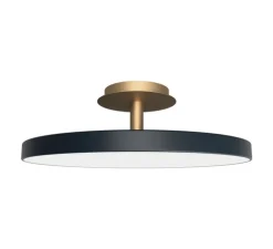 Plafonnier, Asteria UP PLUS, large, gris anthracite, LED, dim, 2400-3000K, 2200 lm, Ø60cm, H21cm - Umage
