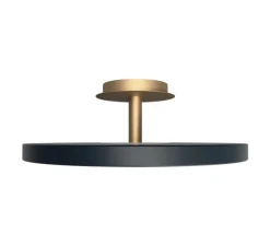 Plafonnier, Asteria UP PLUS, large, gris anthracite, LED, dim, 2400-3000K, 2200 lm, Ø60cm, H21cm - Umage