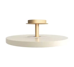 Plafonnier, Asteria UP PLUS, large, blanc perle, LED, dim, 2400-3000K, 2200 lm, Ø60cm, H21cm - Umage