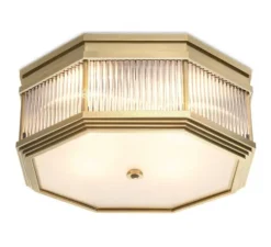 Plafonnier, Bagatelle, Laiton, transparent, Ø48cm, H28cm - Eichholtz