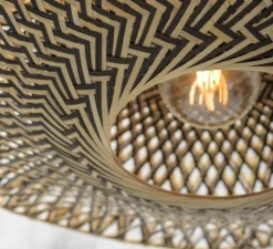 Plafonnier, Bali S, naturel, Ø44cm, H12cm - Good&Mojo