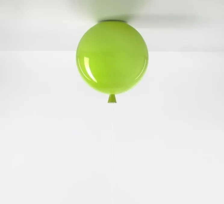 Plafonnier, ballon, Memory, vert, brillant, Ø30cm - Brokis