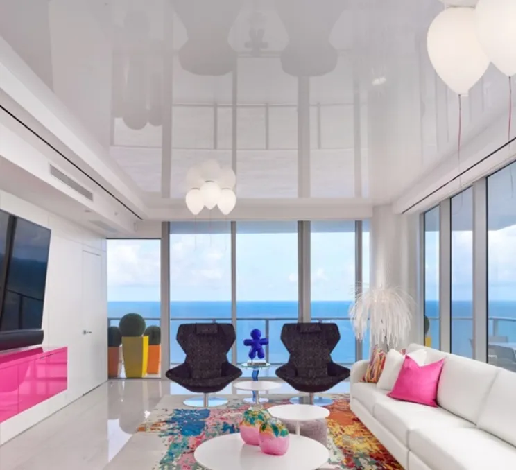 Plafonnier, Balloon, T-3052, blanc, Ø26cm, H83,5cm - Estiluz