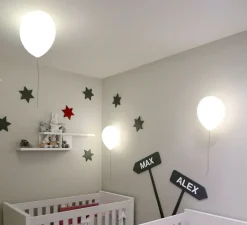 Plafonnier, Balloon, T-3052, blanc, Ø26cm, H83,5cm - Estiluz