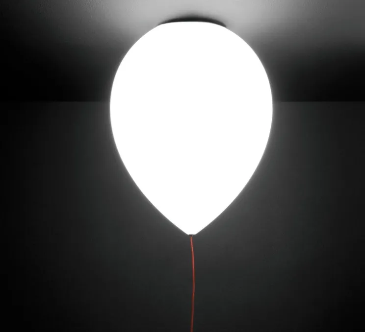 Plafonnier, Balloon, T-3052, blanc, Ø26cm, H83,5cm - Estiluz