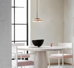 Plafonnier, Beran Small , laiton antique, LED, dim, 2700K, 700 lm, Ø26cm, H6cm - Bert Frank