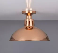 Plafonnier, Berlin, cuivre, Ø30cm, H29cm - Mullan Lighting