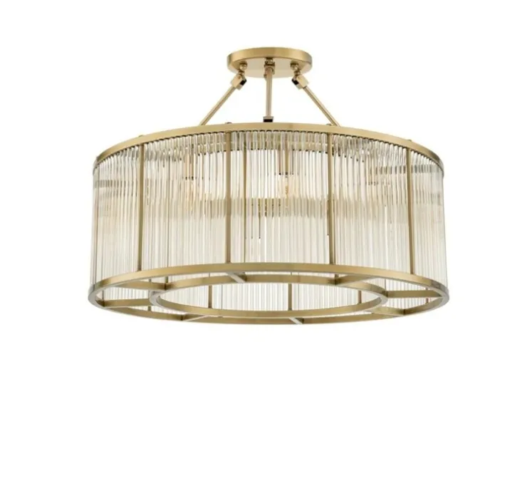 Plafonnier, Bernardi L, or, Ø80cm, H61cm - Eichholtz