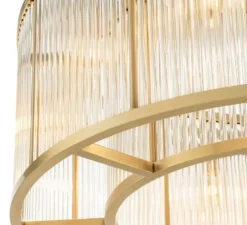 Plafonnier, Bernardi L, or, Ø80cm, H61cm - Eichholtz