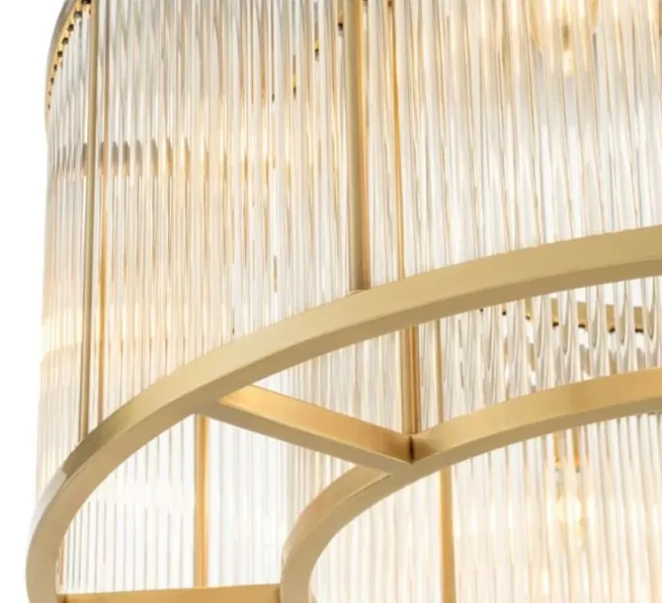 Plafonnier, Bernardi L, or, Ø80cm, H61cm - Eichholtz