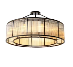 Plafonnier, Bernardi XL, bronze, Ø110cm, H60cm - Eichholtz