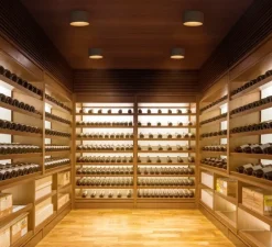 Plafonnier, Bind Solo, spectre large, beige, LED, dim, tunable white + DALI-2, 1800K - 4000K, 571 lm - 895 lm, Ø18,5cm, H11cm - Vibia