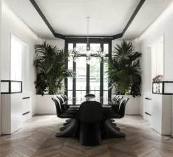 Plafonnier, blanc et or, Janet ,Ø18cm, H17cm - FARO