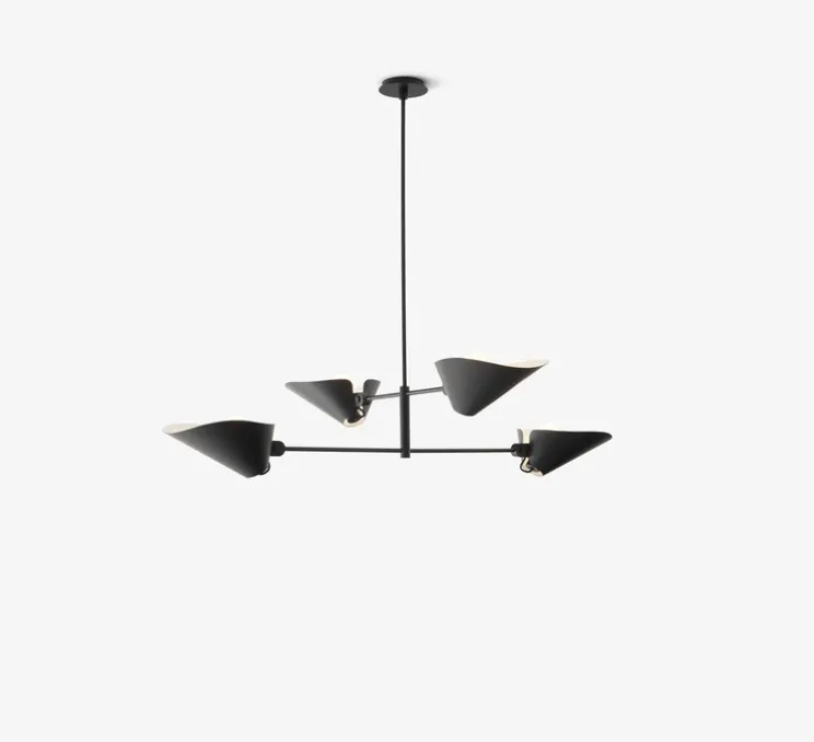 Plafonnier, Bonnet SC92, noir, Ø100cm, H110cm - Andtradition