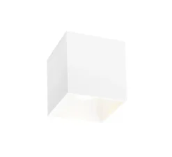 Plafonnier, Box 1.0 LED, blanc mat, LED, coupure de phase, 2700K, 670lm, L10cm, H10cm - Wever&Ducré