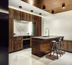 Plafonnier, Box 1.0 LED, noir, LED, coupure de phase, 3000K, 700lm, L10cm, H10cm - Wever&Ducré