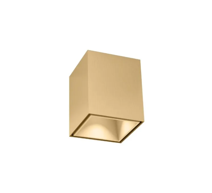 Plafonnier, Box Mini 1.0 LED, champagne, LED, 3000K, 470lm, L7cm, H8,5cm - Wever&Ducré