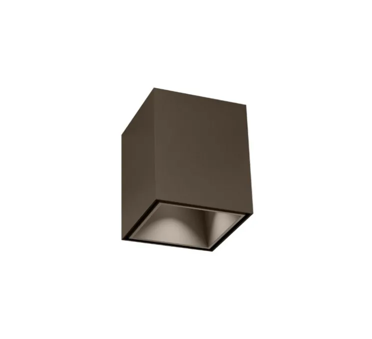 Plafonnier, Box Mini 1.0 LED, bronze, LED, 3000K, 470lm, L7cm, H8,5cm - Wever&Ducré