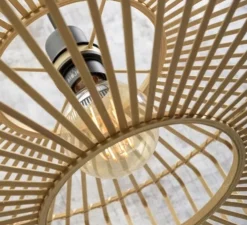 Plafonnier, Bromo S, naturel, Ø40cm, H18cm - Good&Mojo