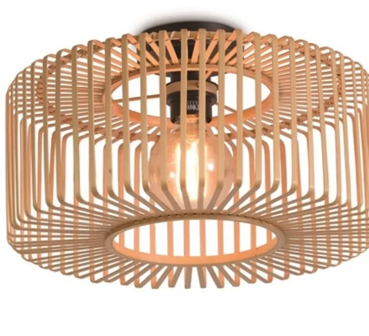 Plafonnier, Bromo S, naturel, Ø40cm, H18cm - Good&Mojo