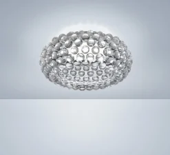 Plafonnier, Caboche Plus, transparent, LED, 2700K, 3645lm, Ø50cm, H19cm - Foscarini