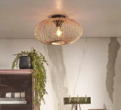 Plafonnier, Cango S, naturel, Ø40cm, H20cm - Good&Mojo