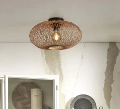 Plafonnier, Cango S, naturel, Ø40cm, H20cm - Good&Mojo