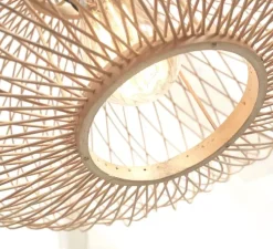 Plafonnier, Cango S, naturel, Ø40cm, H20cm - Good&Mojo