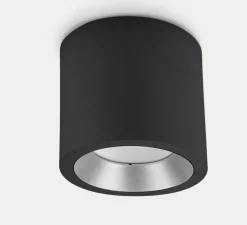 Plafonnier, Cosmos, Gris Urbain, IP66, LED, 3000K, 1118 lm, Ø12,6cm, H13,2cm - LEDS C4