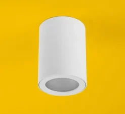 Plafonnier, Cox, blanc, IP54, Ø6,5cm, H9cm - Zangra