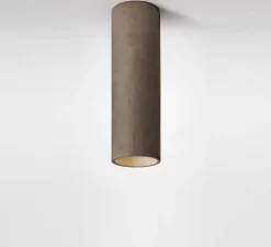 Plafonnier, Cromia M, Marron, Ø6,5cm, H20cm - Plato Design